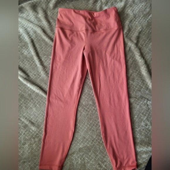 Yogalicious Pants - Yogalicious Dusty Rose High-Waist Leggings Athletic Run Sports Super Soft Size L